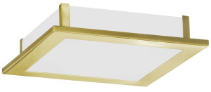 Decken- Wandlampe aus Stahl und Glas gefertigt