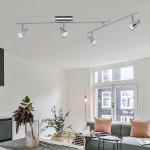 Elegante Deckenleuchte mit beweglichen Strahlern