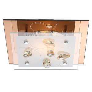 Luxus Deckenleuchte mit Glas Kristallen für Ihren Flur AYANA
