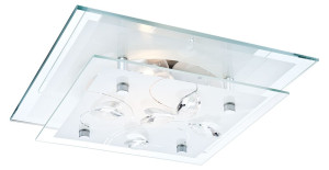 Elegante Deckenlampe aus Metall chrom JASMINA