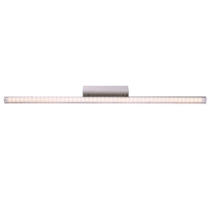 Dekorative LED Deckenleuchte in nickel matt LOMBARDIA