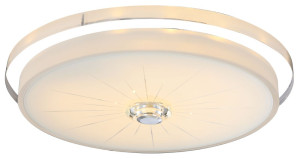 Elegante LED Deckenleuchte aus Glas