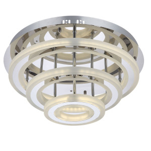 Moderne LED Deckenlampe aus Acryl und Chrom LEVEL I