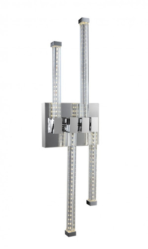 22,4W LED Wohnzimmer Wandleuchte aus Chrom TSCHURADPRA