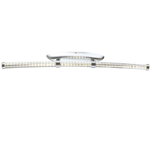 Zeitlose LED Deckenlampe in chrom HYPERION