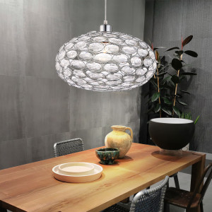 Moderne  Hängelampe in chrom MEGI