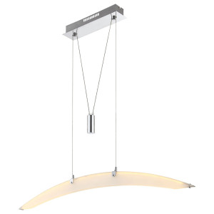 Luxus LED Hängeleuchte aus Chrom für Ihre vier Wände MANGUE