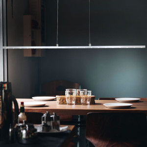 LED Hängelampe, Aluminium, L 100 cm