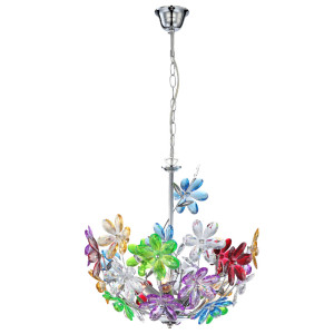 Design Pendelleuchte im floralen Design RAINBOW