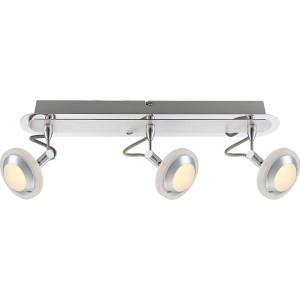 LED Deckenleuchte, Alu, Spot schwenkbar, L 46 cm, TOMMY