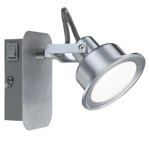 LED Wandleuchte, Aluminium, Strahler verstellbar,  LINDSEY