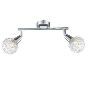 LED Deckenstrahler, Kugeln, Spots verstellbar, L 30 cm