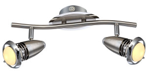 Moderne LED Wandlechte mit beweglichen Spots DEXTER