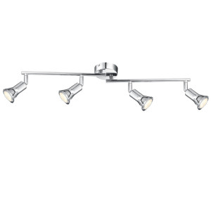 LED Deckenlampe aus Chrom mit beweglichen Spots DANTE