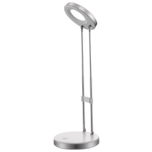 LED Tischleuchte, Chrom, höhenverstellbar, H 22,5-35,5 cm