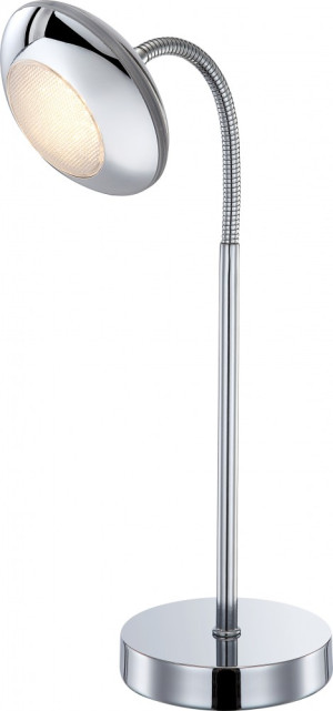 Zeitlose LED Tischlampe in chrom - Globo GILLES 56217-1T