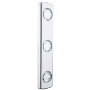 LED Wandleuchte, batteriebetrieben, silber, L 30 cm, SPOOKY