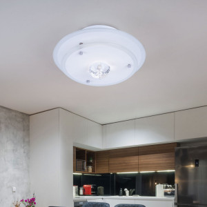 Moderne Deckenleuchte in runder Form inkl. LED-Leuchtmittel