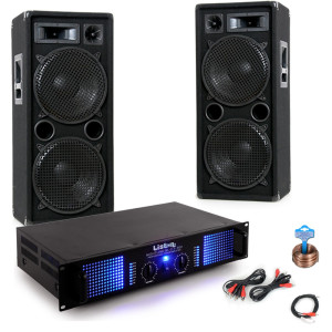 2400W Starke Musikanlage für Ihren Partykeller DJ-Battle 2