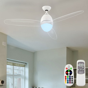 RGB LED Deckenventilator mit Beleuchtung und Fernbedienung
