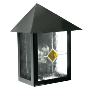 Elegante Wandleuchte mit Glas Tiffanytechnik