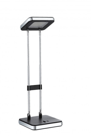 Moderne LED Tischlampe in Schwarz Wofi MIKA
