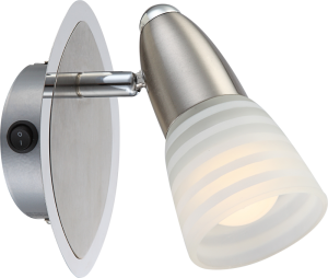 LED Strahler in nickel matt, chrom Globo CALEB 54536-1