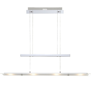 Moderne LED Hängelampe aus Chrom und Glas JANICK
