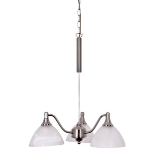 Luxus Deckenleuchte aus Metall und Glas