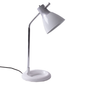 Tischleuchte, Flexo Arm, weiß Höhe 52 cm, JAN