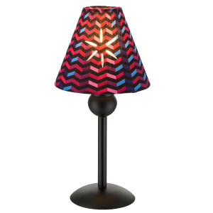 Tischlampe, Textil, bunt, H 25,8 cm, KALIGULA