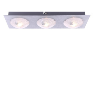 LED Deckenleuchte, Aluminium, rechteckig, 33x11x5cm