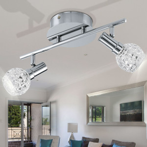 Elegante Decken- und Wandleuchte mit LED-Leuchtmittel