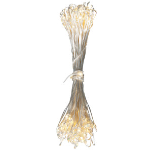 Lichterkette Kupfer, silber, 100x LED, Länge 1020 cm, VENUTO