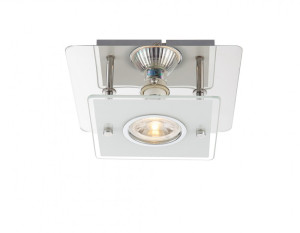 Praktische LED Wandlampe in chrom