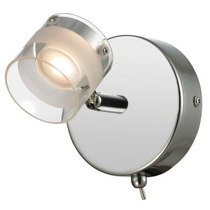 Elegante LED Wandleuchte mit beweglichem Spot