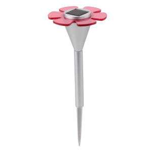 Elegante Solarleuchte im floralen Design
