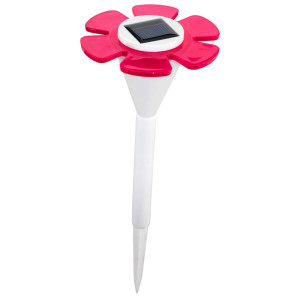 Elegante LED Solarleuchte im floralen Design