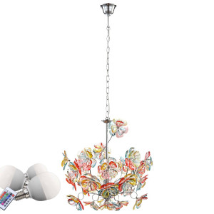 Design Pendelleuchte mit RGB LED Leuchtmittel IOWA