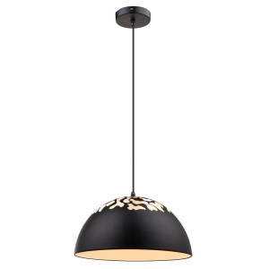 Elegante Pendelleuchte in mattem schwarz
