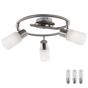 Eleganter LED Deckenstrahler mit beweglichen Spots