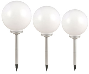 3er Set LED Solarleuchten für den Außenbereich