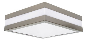 Elegante Außenleuchte aus Metall in silber JURBA