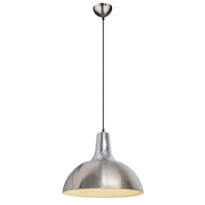 Elegante Pendelleuchte aus Nickel und Chrom CONNY