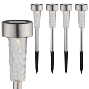 4er Set LED Solarleuchten für den Außenbereich