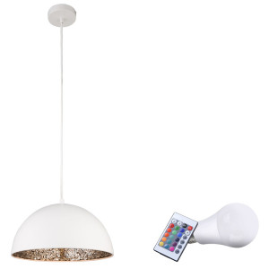 RGB LED Hängeleuchte in weiß