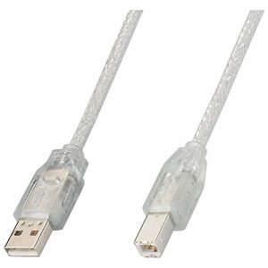 USB 2.0 Kabel zu transparent 3m