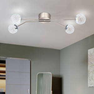 LED Deckenleuchte mit vier Kugeln BREFARO