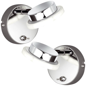 Elegante LED Wandleuchte im 2er Set