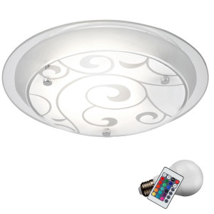 RGB LED Deko-Deckenleuchte im eleganten Stil
